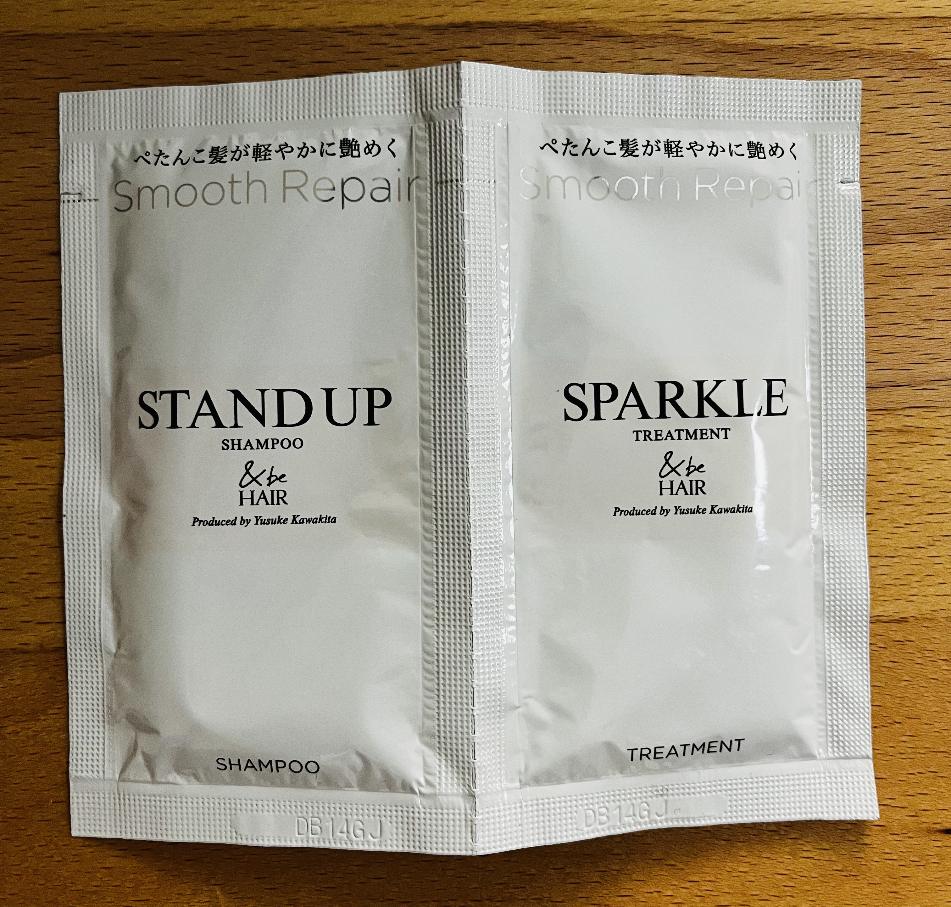 &be スタンドアップシャンプー トライアルサシェ/&be HAIR/市販シャンプーを使ったクチコミ（1枚目）