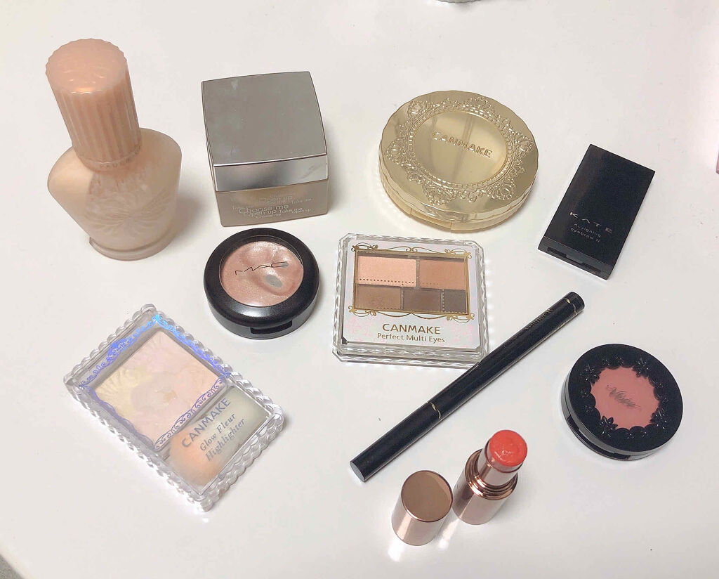 グロウフルールハイライター/キャンメイク/パウダーハイライトを使ったクチコミ（1枚目）