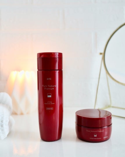 ピュア ナチュラル プレミアム リフティング エッセンスローション【医薬部外品】/pdc/オールインワン化粧品を使ったクチコミ(9枚目)