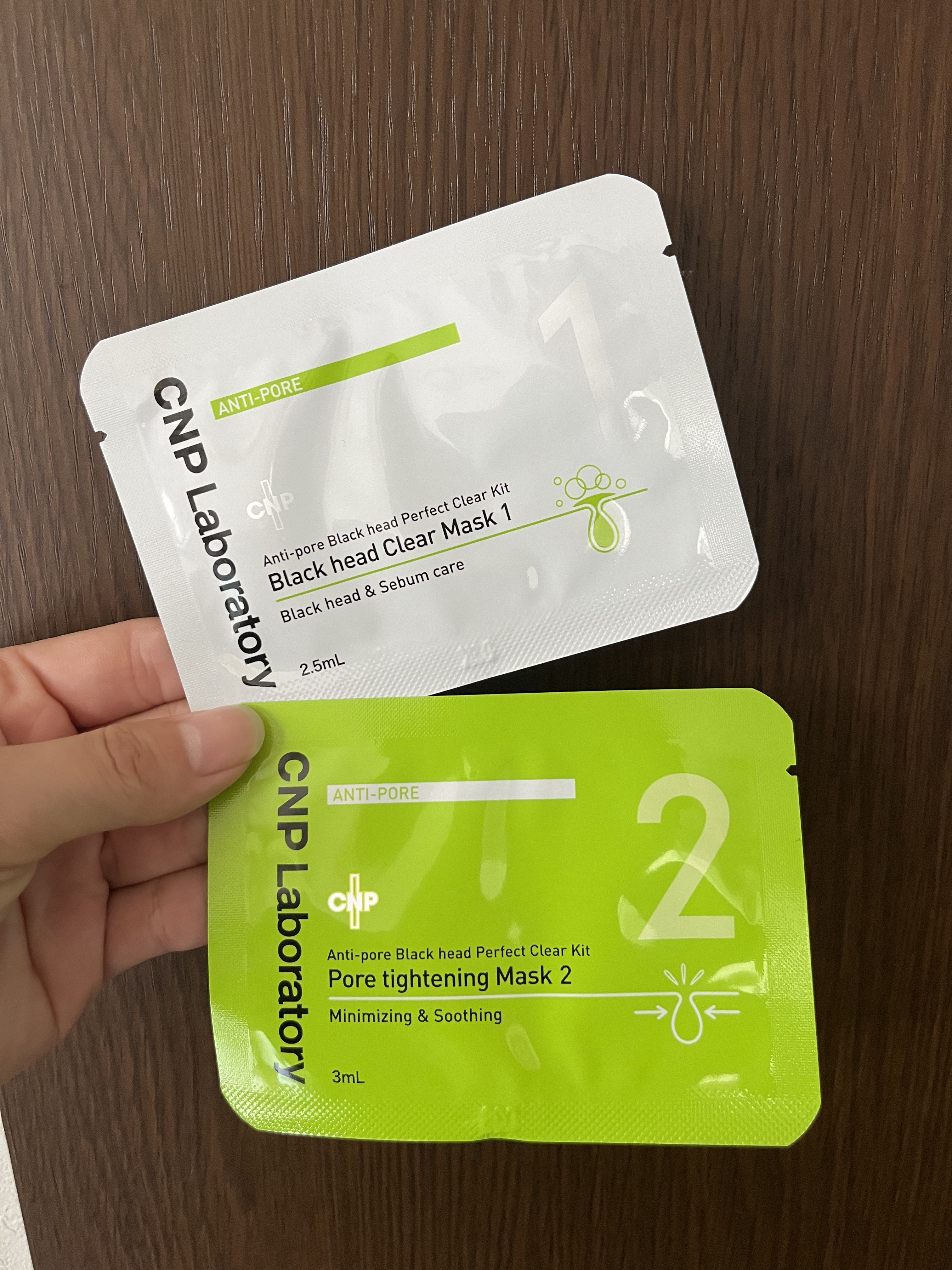 アンチポアブラックヘッドパーフェクトクリアキット/CNP Laboratory/シートマスク・パックを使ったクチコミ（2枚目）