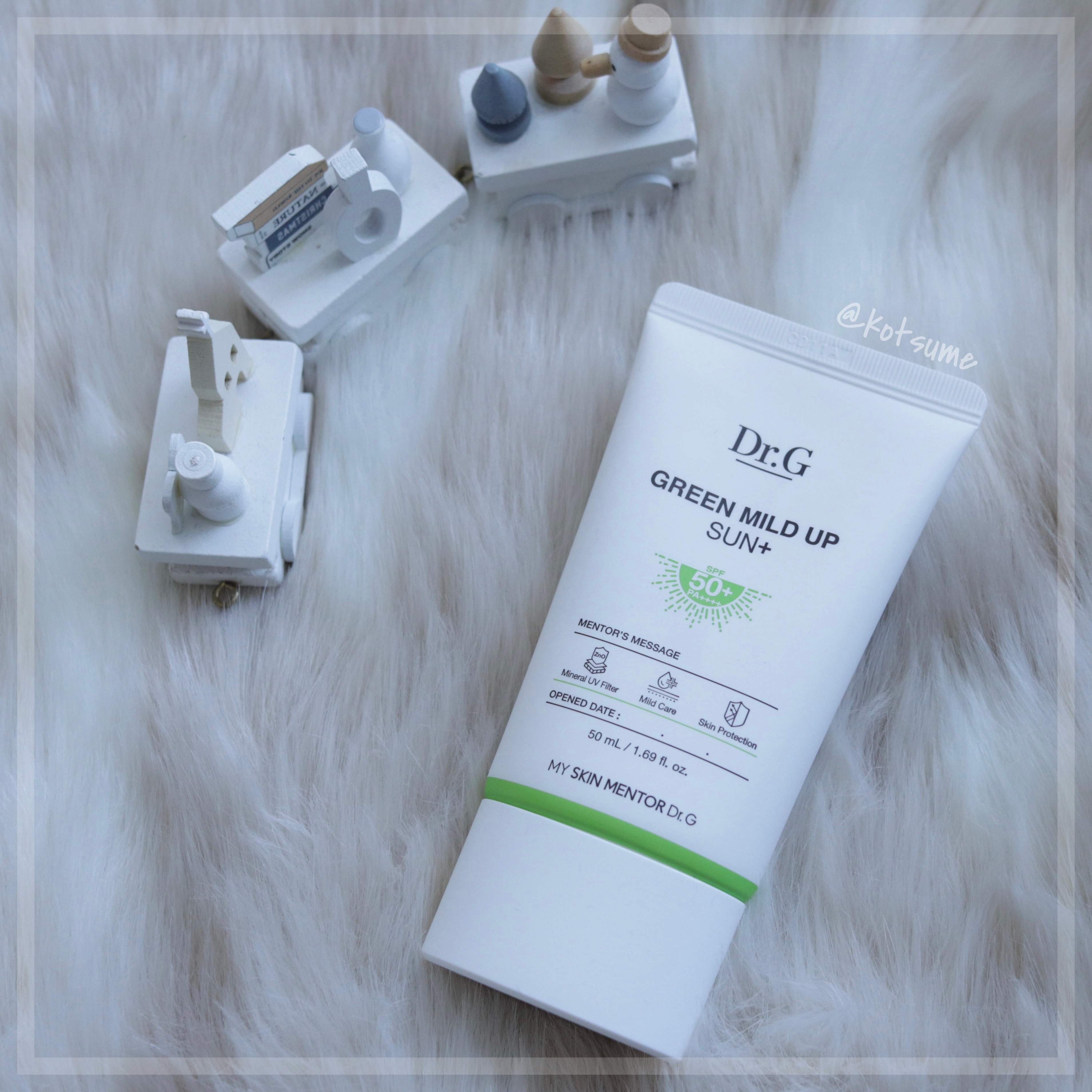 グリーンマイルドアップサンプラス/Dr.G/日焼け止めクリームを使ったクチコミ（1枚目）