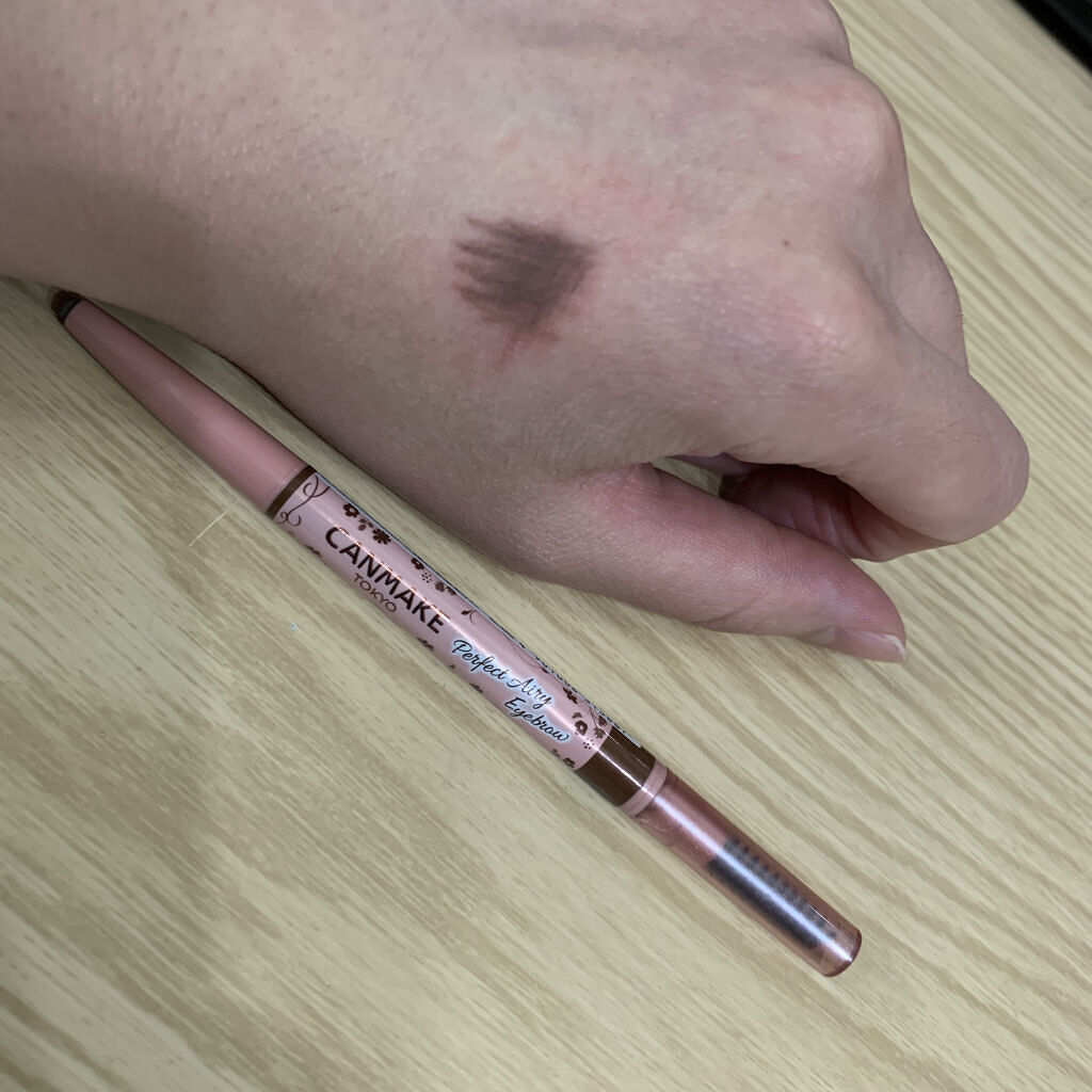 パーフェクトエアリーアイブロウ/キャンメイク/アイブロウペンシルを使ったクチコミ（1枚目）