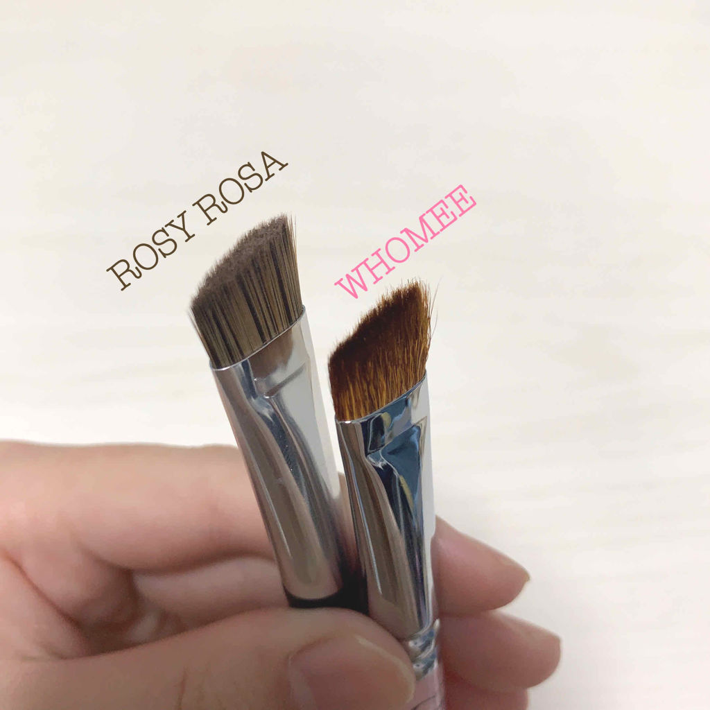 フーミー　アイブロウブラシ 熊野筆/WHOMEE/メイクブラシを使ったクチコミ（2枚目）