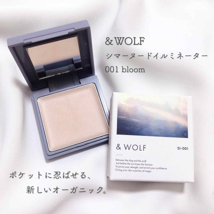 シマーヌードイルミネーター/& WOLF/クリームハイライトを使ったクチコミ(1枚目)