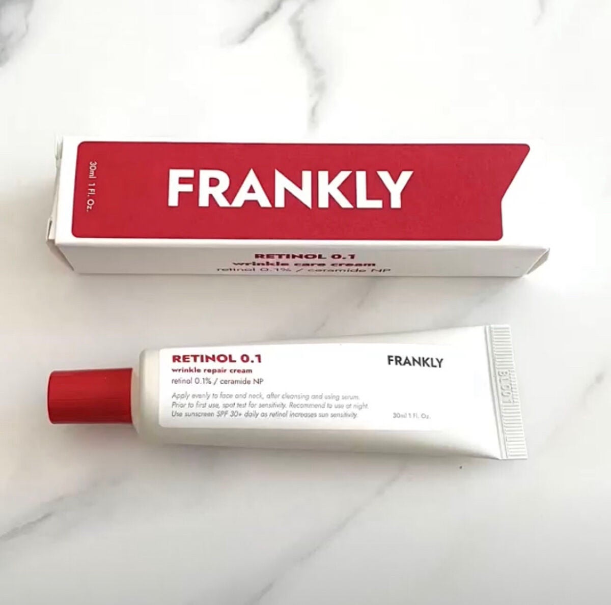 レチノール0.1%クリーム/Frankly/フェイスクリームを使ったクチコミ(3枚目)