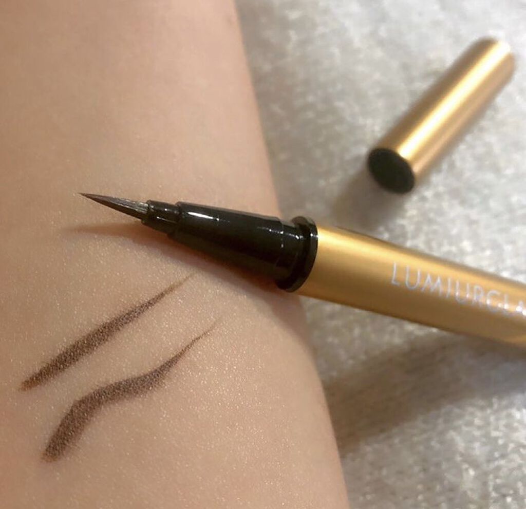 スキルレスライナー/LUMIURGLAS/リキッドアイライナーを使ったクチコミ（3枚目）
