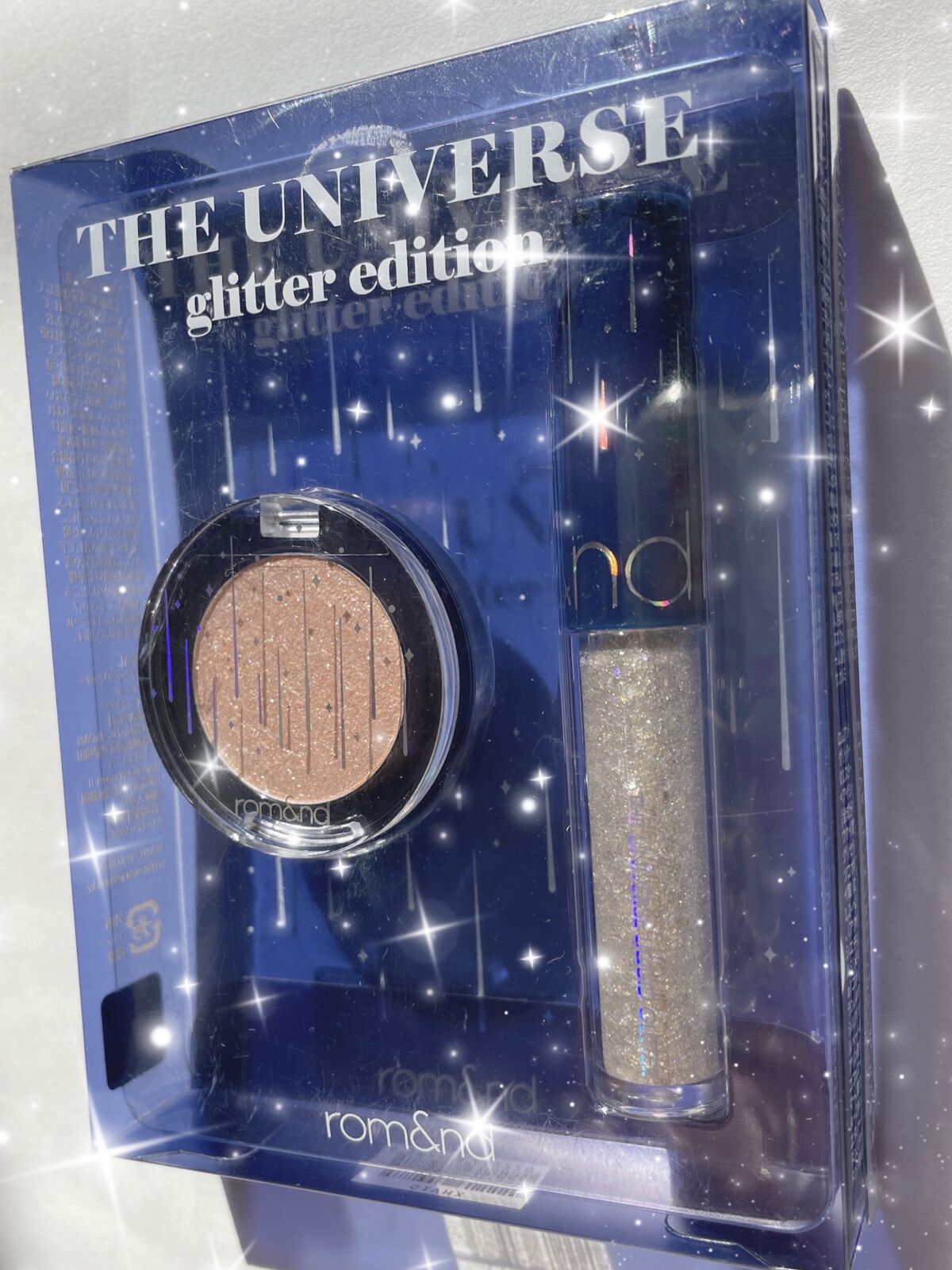 グリッター シャドウ カラー/rom&nd/グリッターを使ったクチコミ（1枚目）