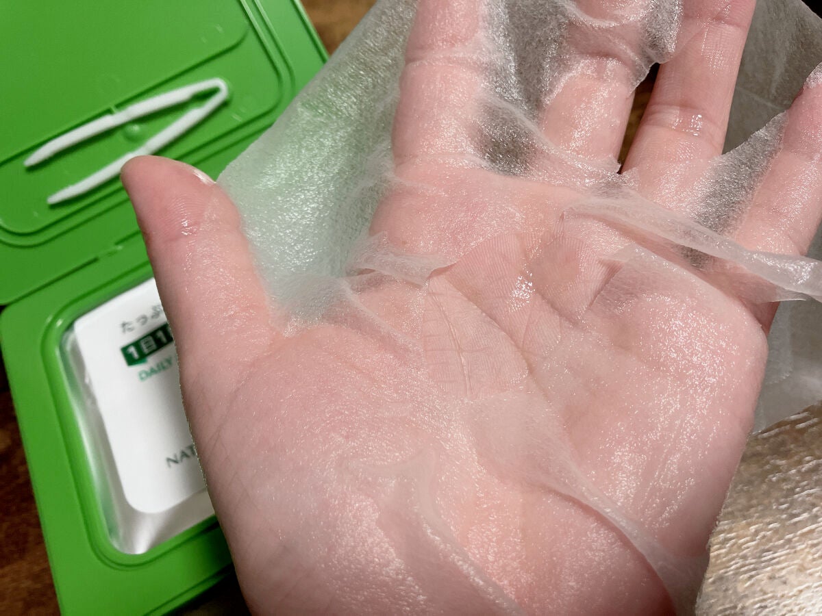 マイルド&モイスチャーアロエデイリーシートマスク/ネイチャーリパブリック/シートマスク・パックを使ったクチコミ(2枚目)