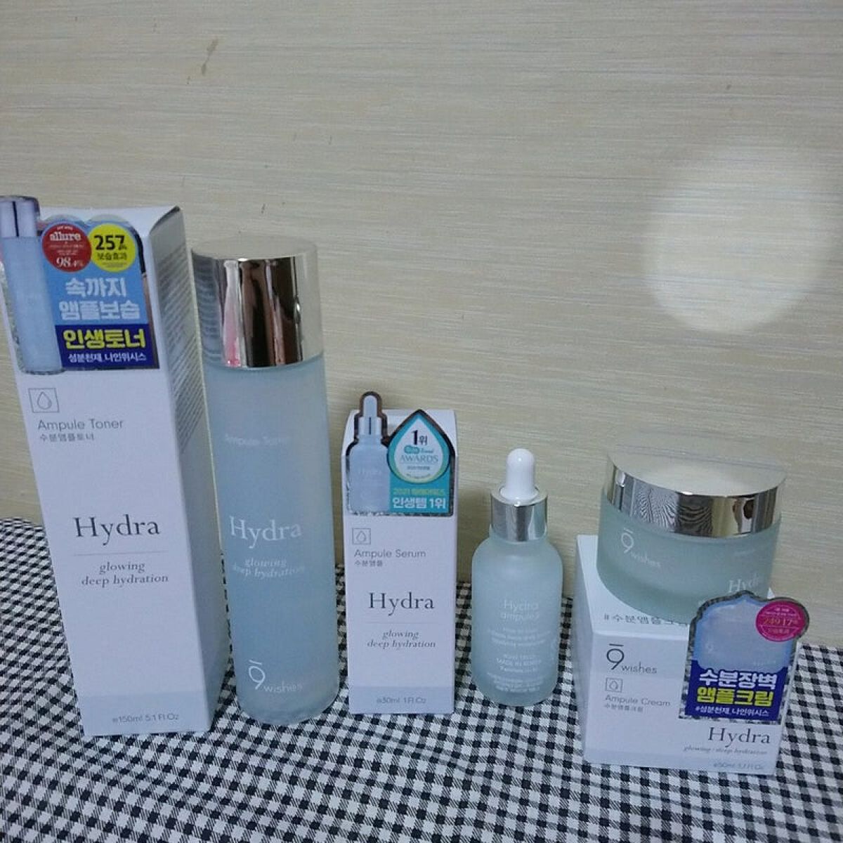 ハイドラアンプルトナー/9Wishes/化粧水を使ったクチコミ（1枚目）
