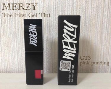 MERZY THE FIRST GEL TINTのクチコミ「MERZY
THE FIRST GEL TINT
GT3 pink pudding

MERZ.....」（1枚目）