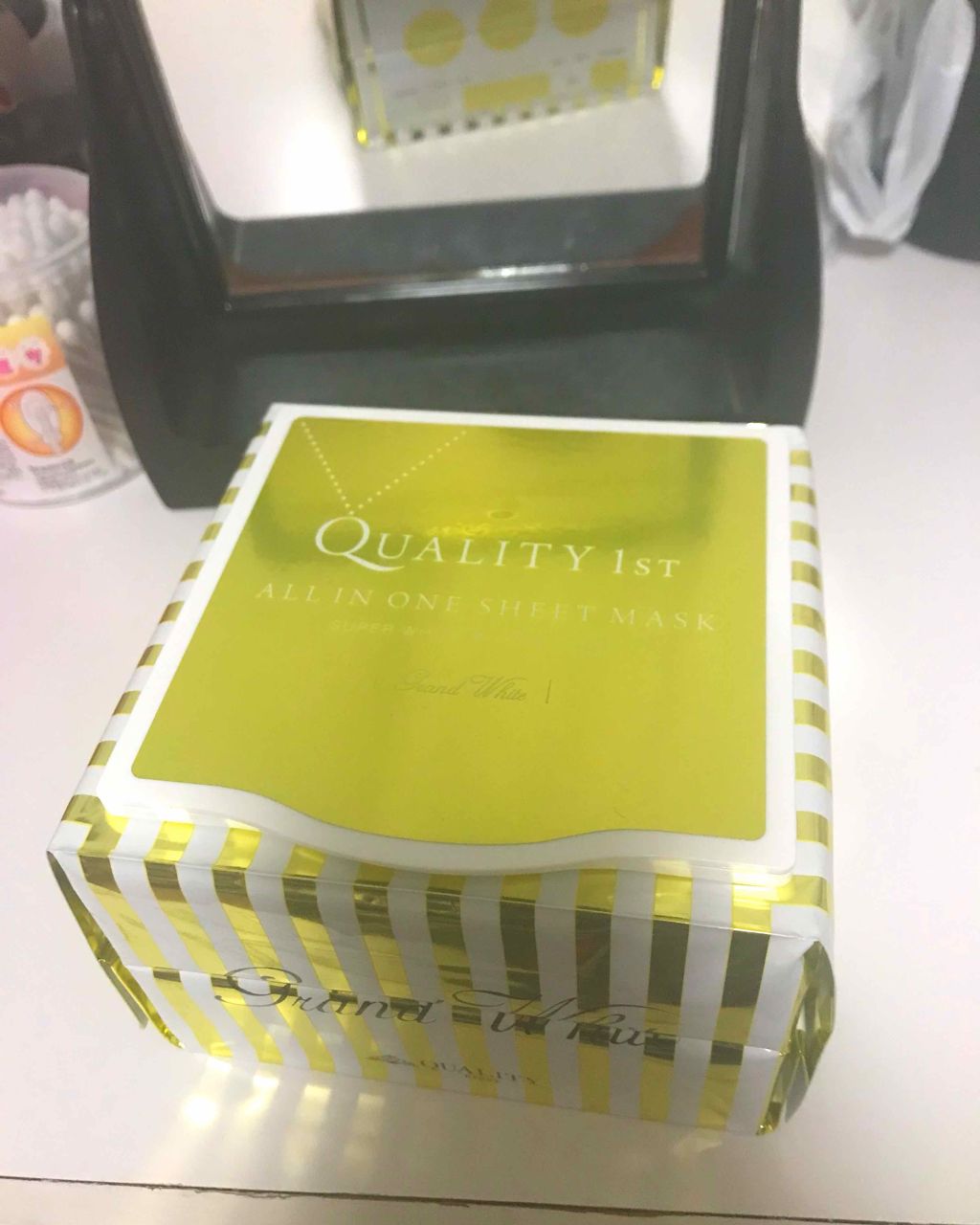 オールインワンシートマスク グランホワイト BOX/クオリティファースト/シートマスク・パックを使ったクチコミ（1枚目）