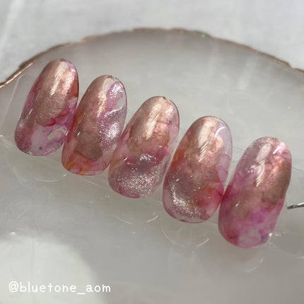 ⋆͛🦖⋆͛aomi on LIPS 「pinknuance…♡マグちゃん仕込んだりしてインクで遊びま..」(6枚目)