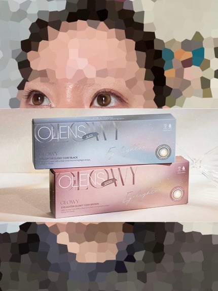 Glowy 1day/OLENS/ワンデー(1DAY)カラコンを使ったクチコミ(2枚目)