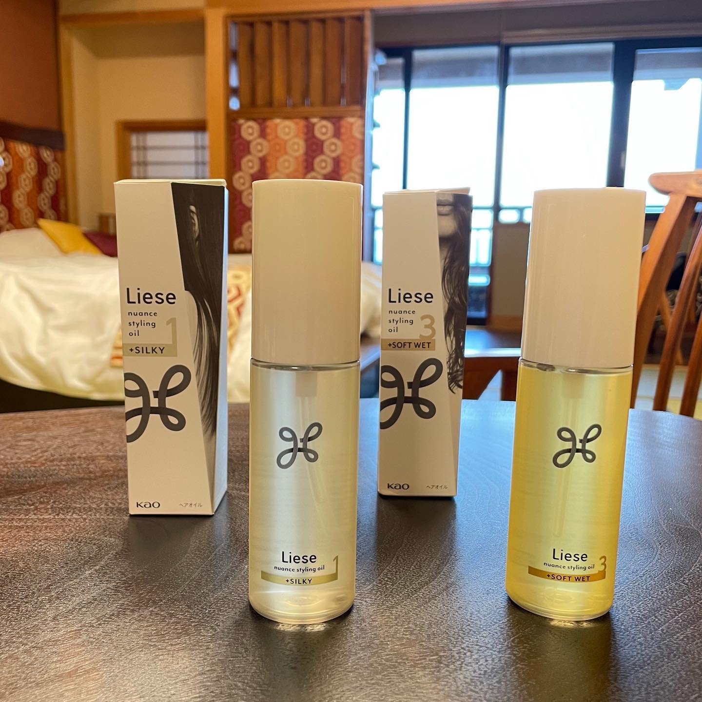 ニュアンススタイリングオイル ＋ソフトウェット/リーゼ/ヘアオイルを使ったクチコミ（1枚目）