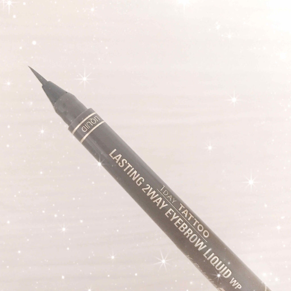 ラスティングツーウェイアイブロウリキッドWP 04 グレイッシュブラウン/K-パレット/リキッドアイブロウを使ったクチコミ（2枚目）