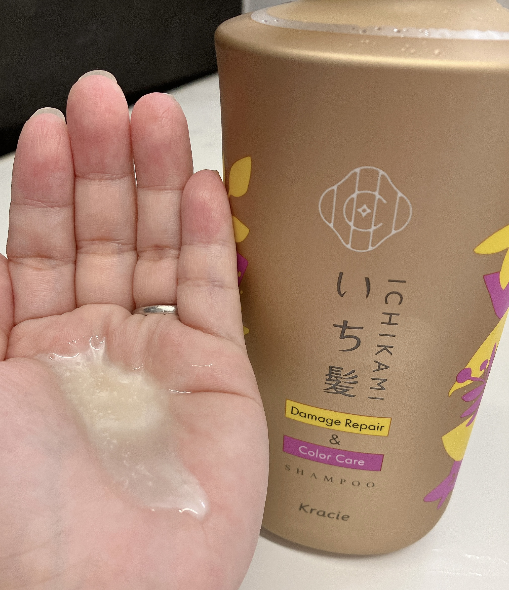 ダメージリペア＆カラーケア トリートメント/いち髪/洗い流すヘアトリートメントを使ったクチコミ（2枚目）