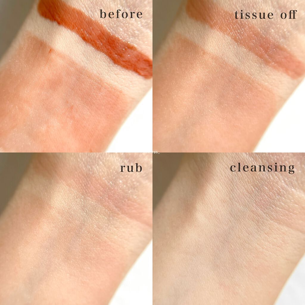 ジューシーラスティングティント/rom&nd/リップティントを使ったクチコミ(4枚目)