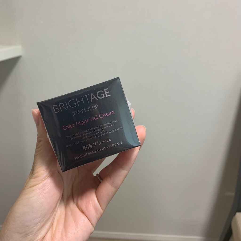 オーバーナイト ヴェールクリーム/BRIGHTAGE/フェイスクリームを使ったクチコミ(1枚目)