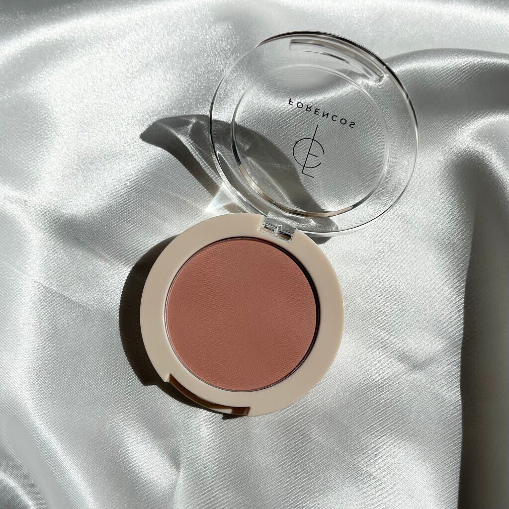 ベアブラッシャー パフ付き/フォレンコス/パウダーチークを使ったクチコミ(3枚目)