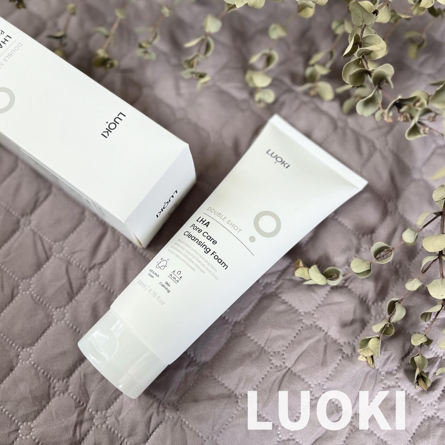 ダブルショットLHA毛穴ケアクレンジングフォーム /LUOKI/クレンジングクリームを使ったクチコミ（1枚目）