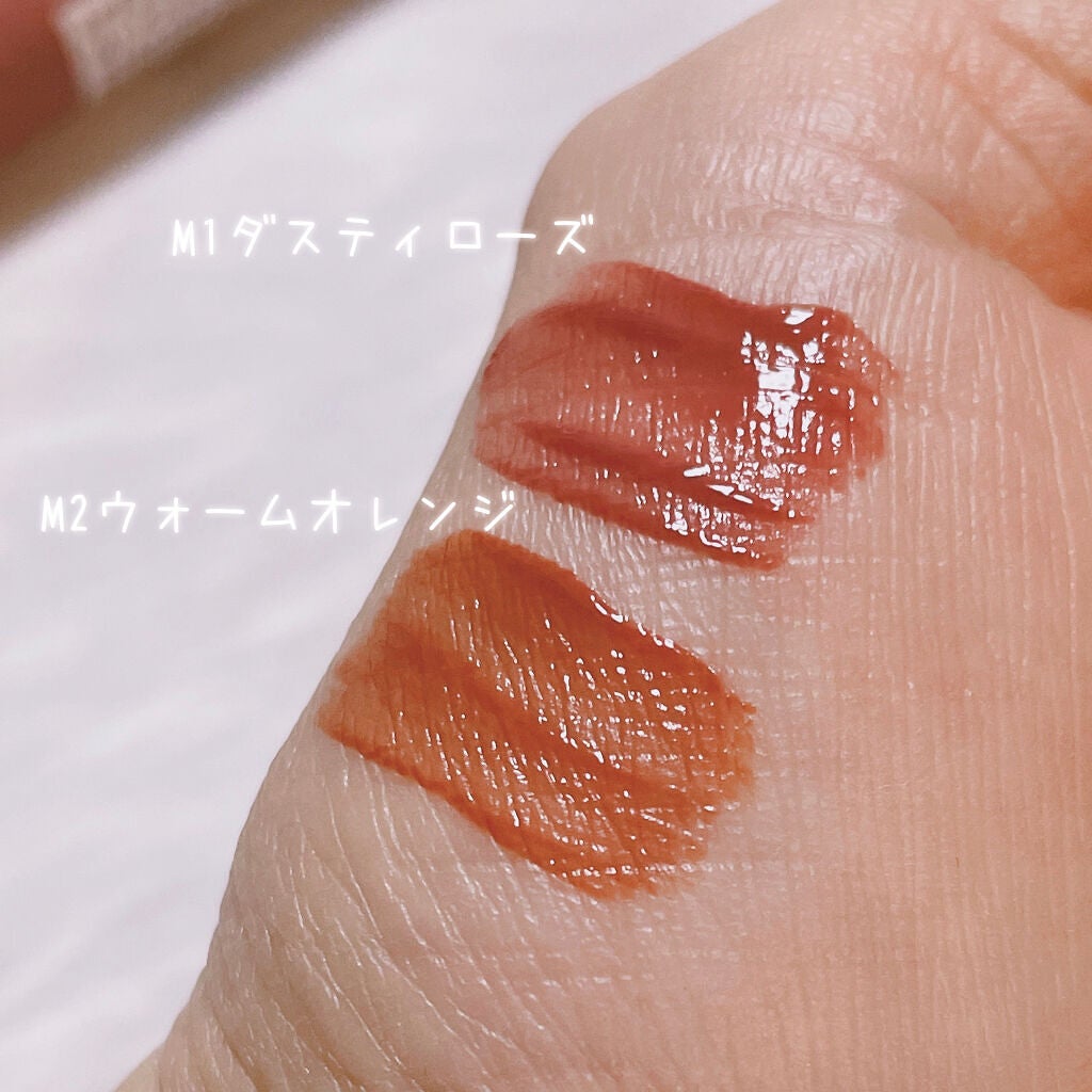 ウォータリーティントリップ マット/CEZANNE/リップティントを使ったクチコミ(3枚目)