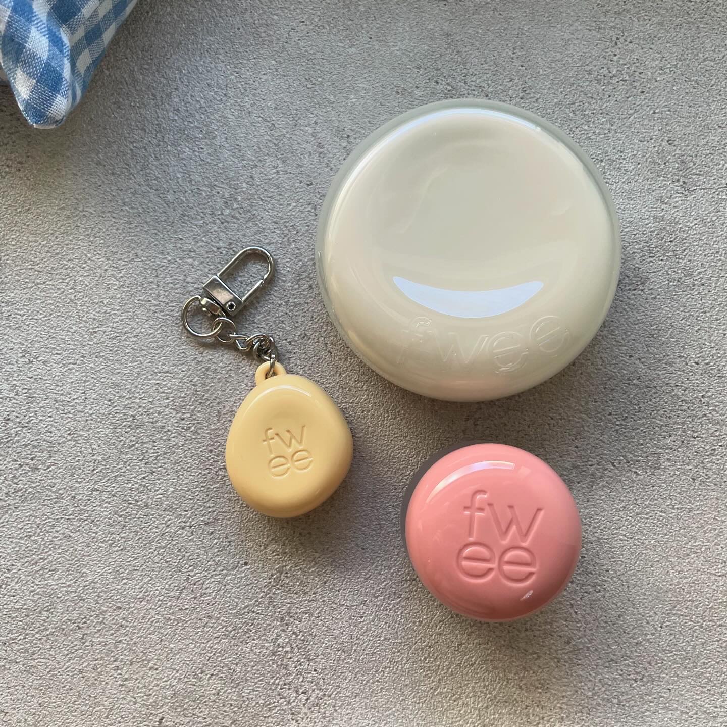 リップアンドチーク ブラーリープリンポット/fwee/口紅を使ったクチコミ（3枚目）