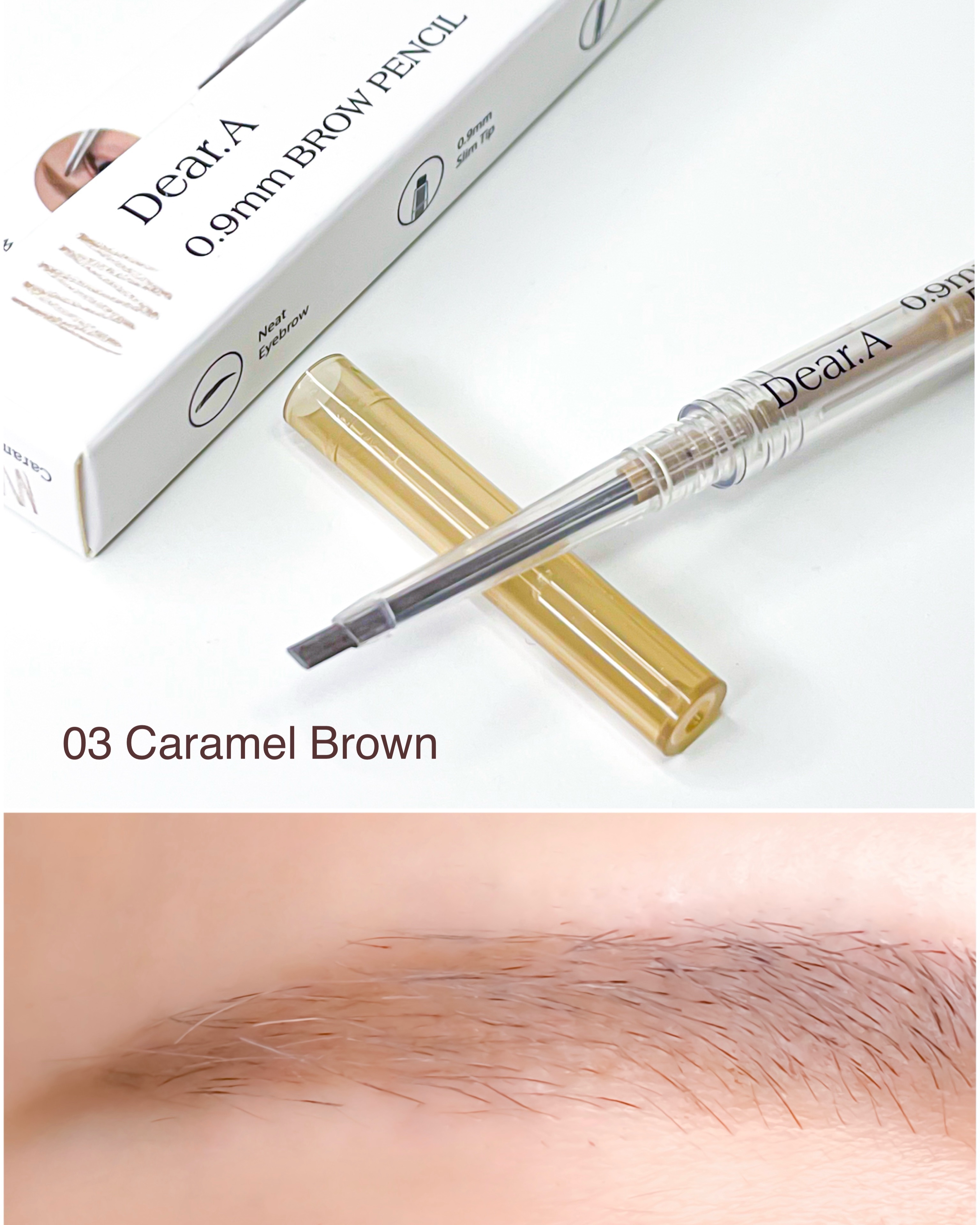 0.9mmブロウペンシル/Dear.A/アイブロウペンシルを使ったクチコミ（3枚目）