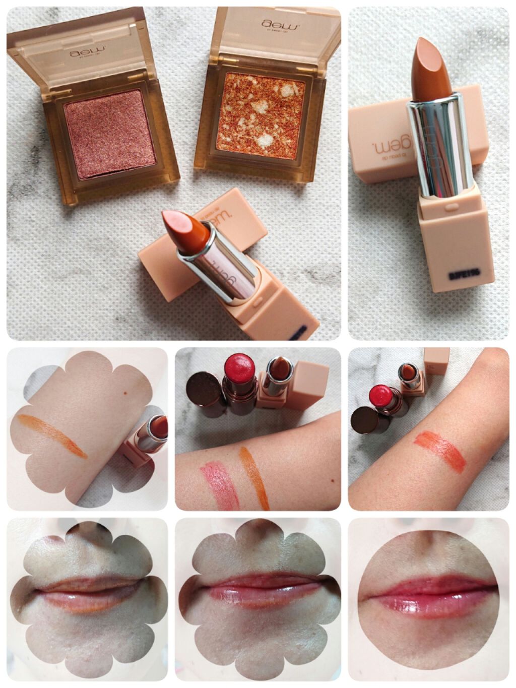 single eye color(mable)/la peau de gem./単色アイシャドウを使ったクチコミ（3枚目）