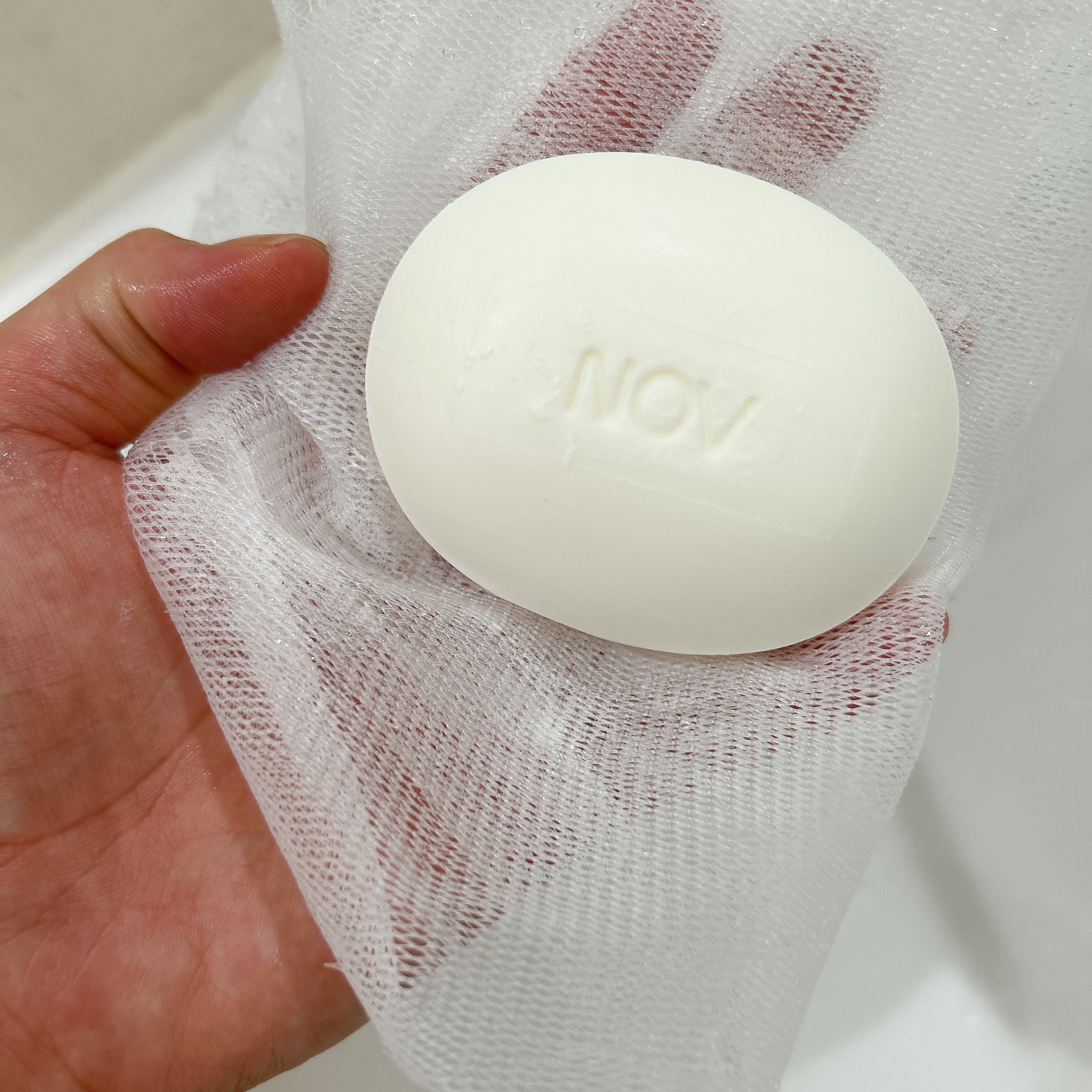 ノブプラス ピーリングソープ/NOV/洗顔石鹸を使ったクチコミ（2枚目）