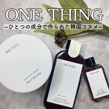 ドクダミ化粧水/ONE THING/化粧水を使ったクチコミ（1枚目）