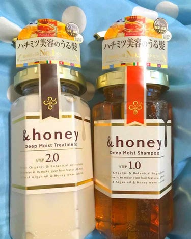 ディープモイスト シャンプー1.0／ヘアトリートメント2.0/&honey/シャンプー・コンディショナーを使ったクチコミ（1枚目）