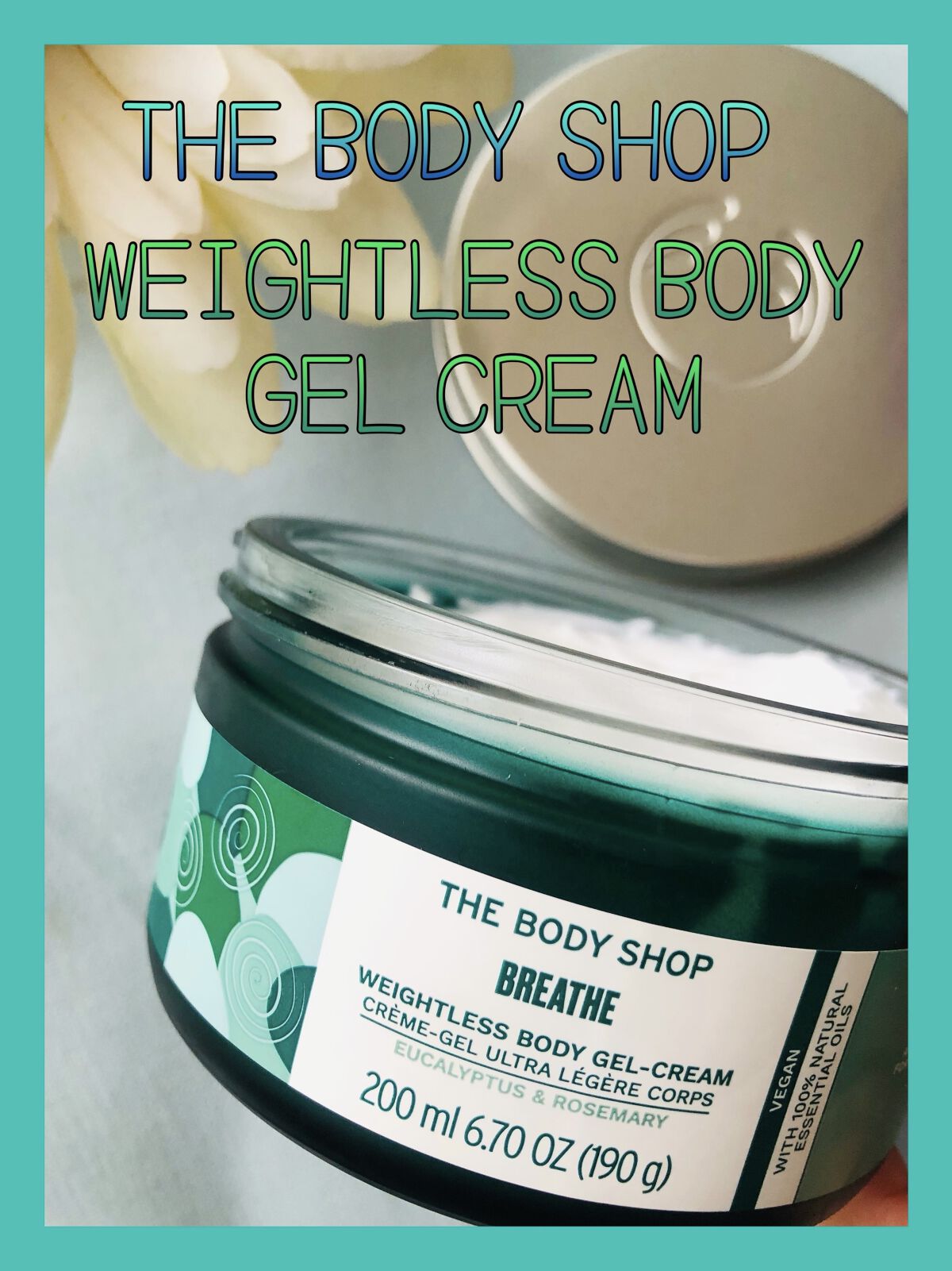 ウェルネス ボディジェルクリーム ユーカリ& ローズマリー/THE BODY SHOP/ボディクリームを使ったクチコミ（1枚目）