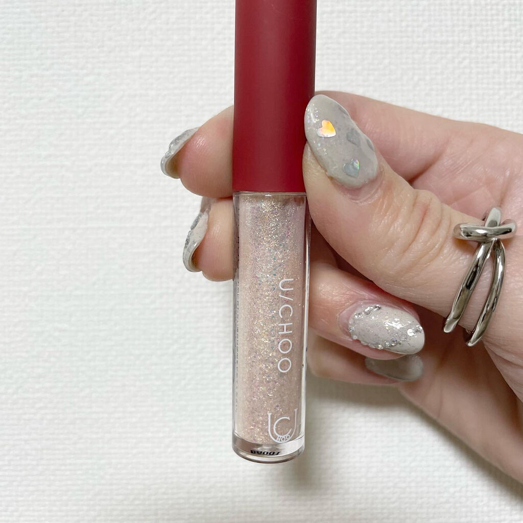  ワオ アイ グリッター ブリリアントゴールド(BRILLIANT GOLD)/U/CHOO/グリッターを使ったクチコミ（2枚目）