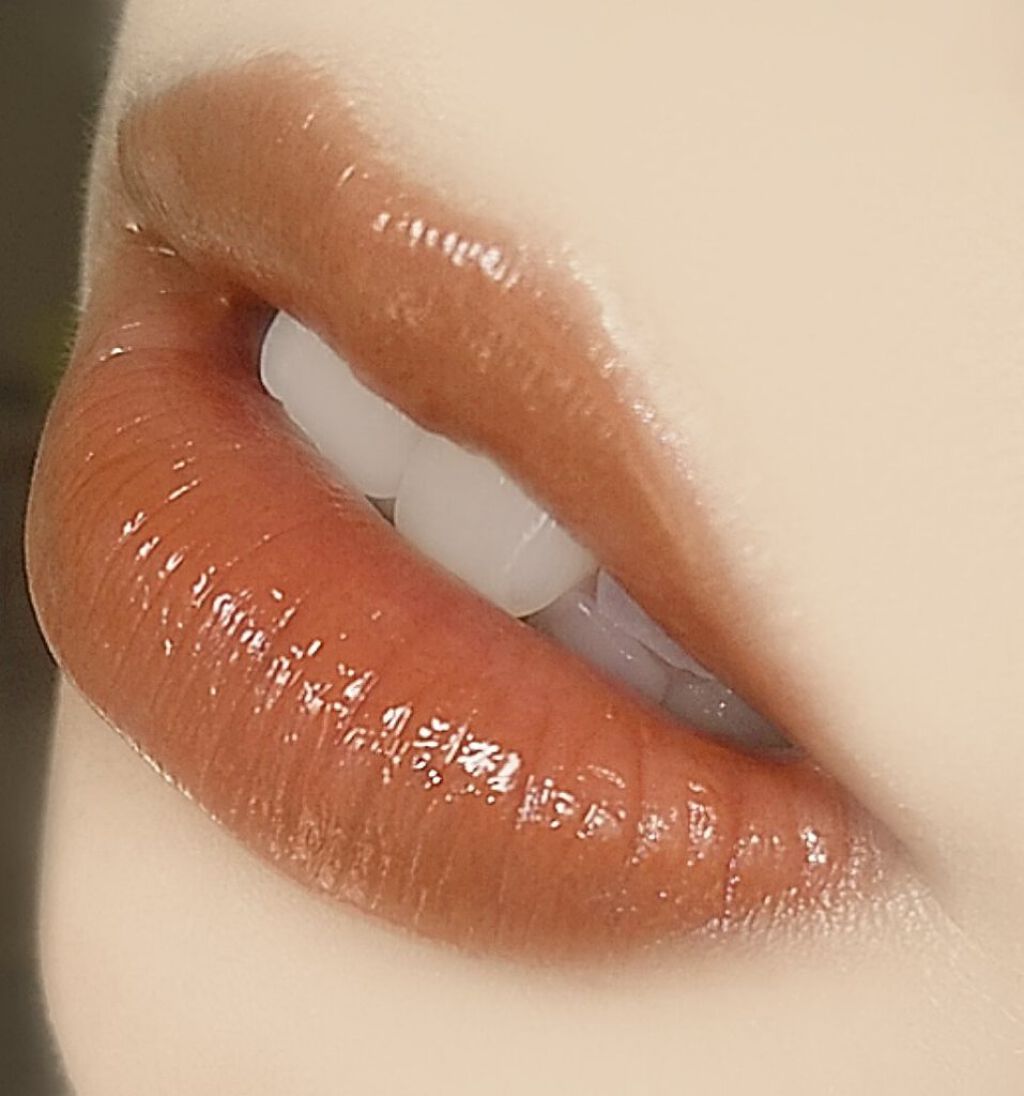 つやぷるリップR 09 無敵テラコッタ【旧】/b idol/口紅を使ったクチコミ（3枚目）