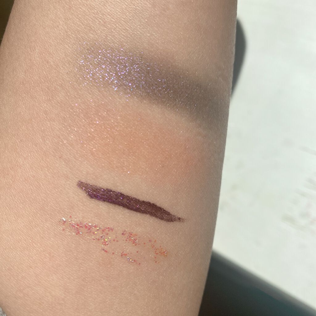 マルチグリッターカラー/ENBAN TOKYO/単色アイシャドウを使ったクチコミ（2枚目）