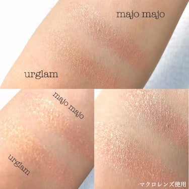 UR GLAM　POWDER EYESHADOW ブライトオレンジ〈オーロラパール〉/U R GLAM/シングルアイシャドウを使ったクチコミ（3枚目）