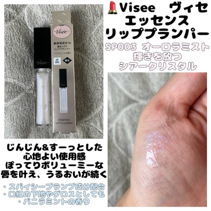 エッセンス リッププランパー/Visée/リッププランパーを使ったクチコミ(1枚目)