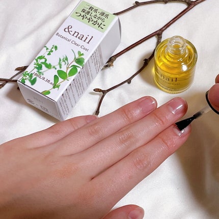 ボタニカルクリアコート/アンドネイル/ネイルオイル・トリートメントを使ったクチコミ(4枚目)