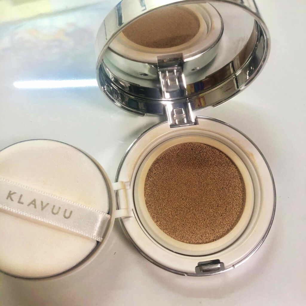 KLAVUU ブルーパールマリンコラーゲンアクアクッションのクチコミ「【【リピ確運命的コスメとの出会い】】


古川優香さんが、最近愛用してるクッションファンデとい.....」（2枚目）