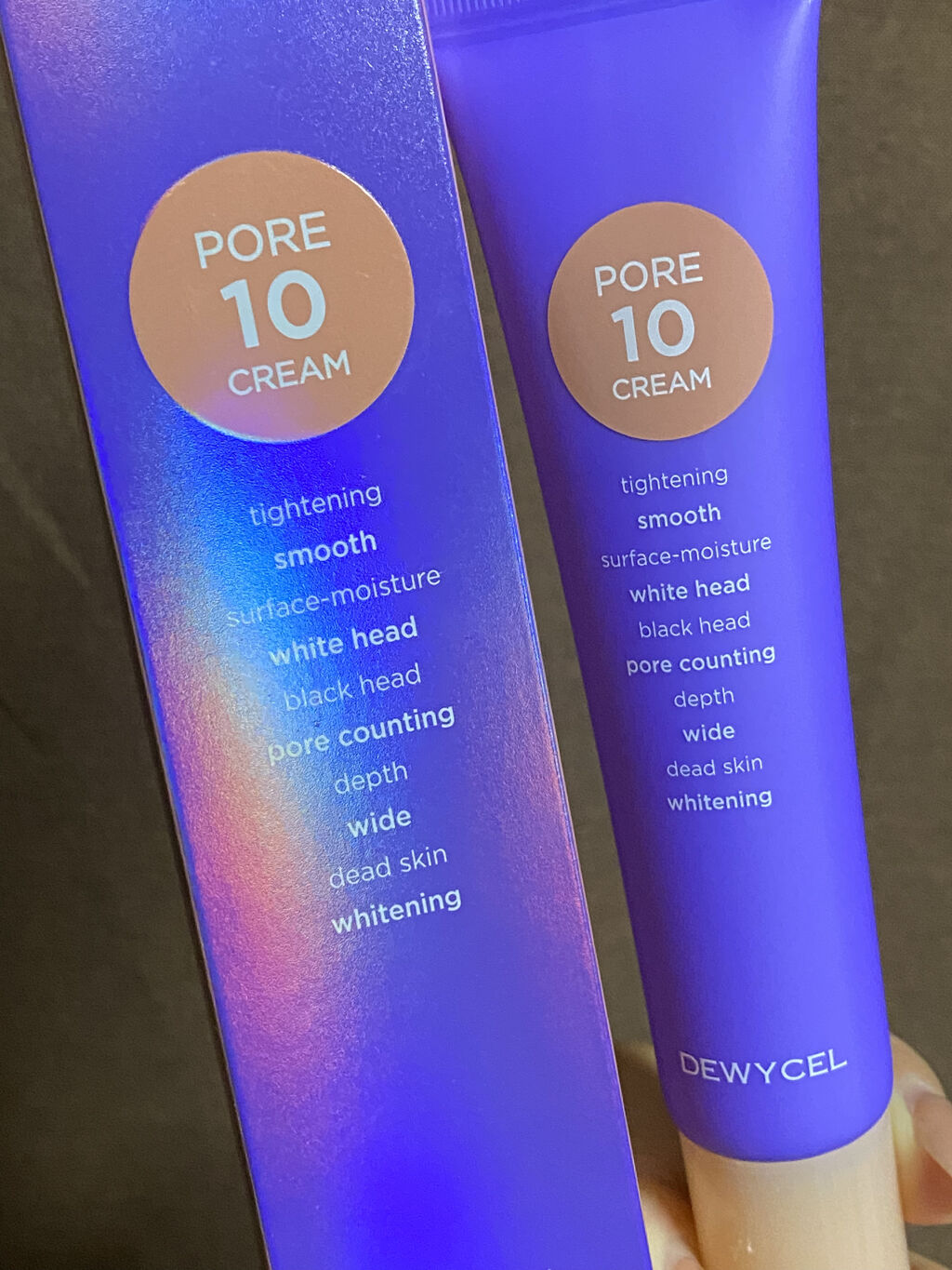 ポアーテンクリーム/DEWYCEL/化粧下地を使ったクチコミ（1枚目）