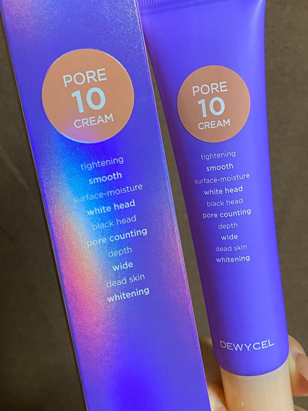 ポアーテンクリーム/DEWYCEL/化粧下地を使ったクチコミ(1枚目)