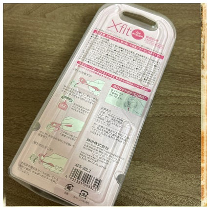 貝印 Xfit for womenのクチコミ「#貝印
#クロスフィット
3Dヘッドで肌にフィット😆
敏感肌用日本製の5枚刄
.....」(2枚目)