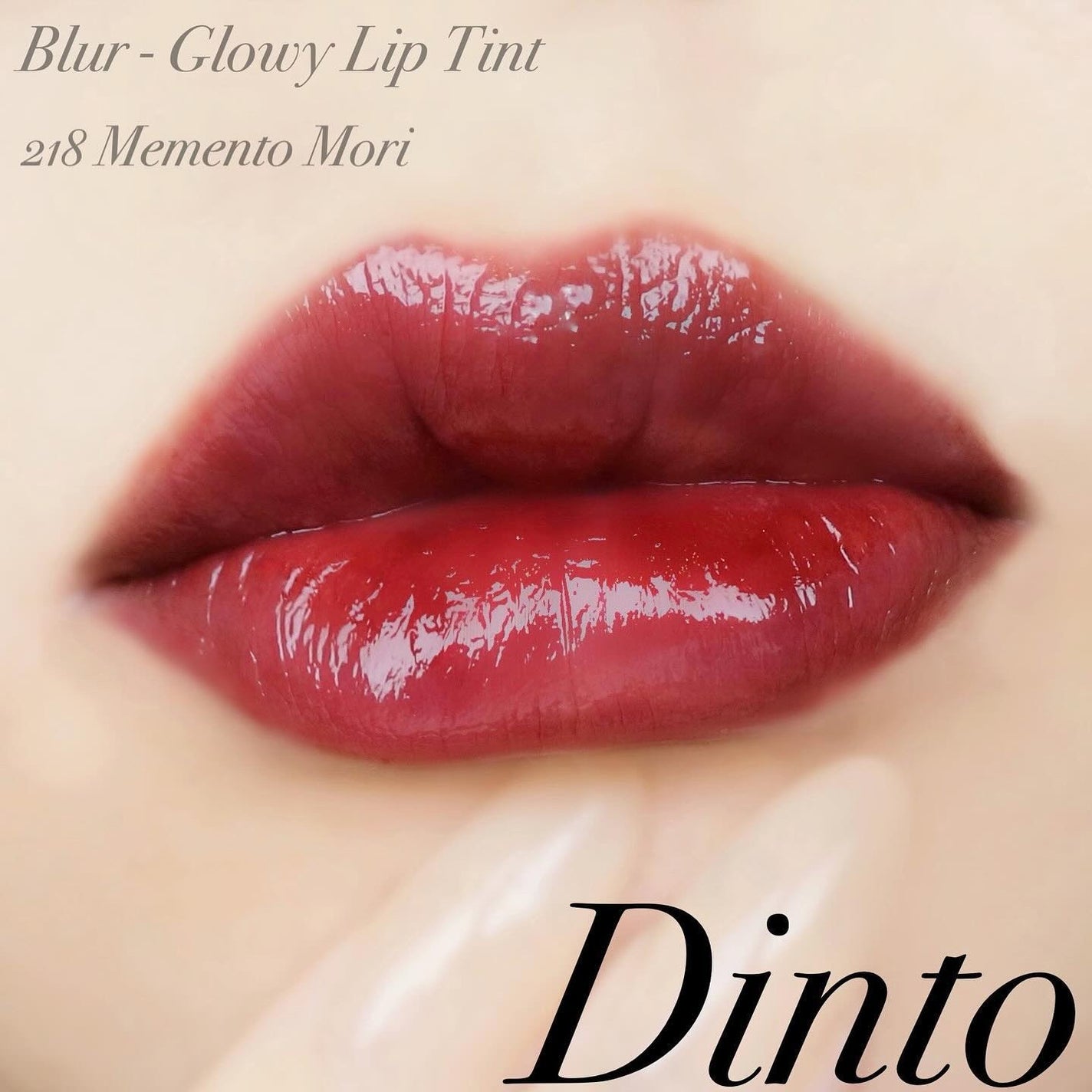 ブラーグロイリップティント/Dinto/リップティントを使ったクチコミ(1枚目)