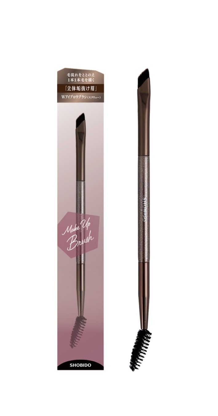 試してみた】Wアイブロウブラシ（スクリュー） SHOBIDOのリアルな