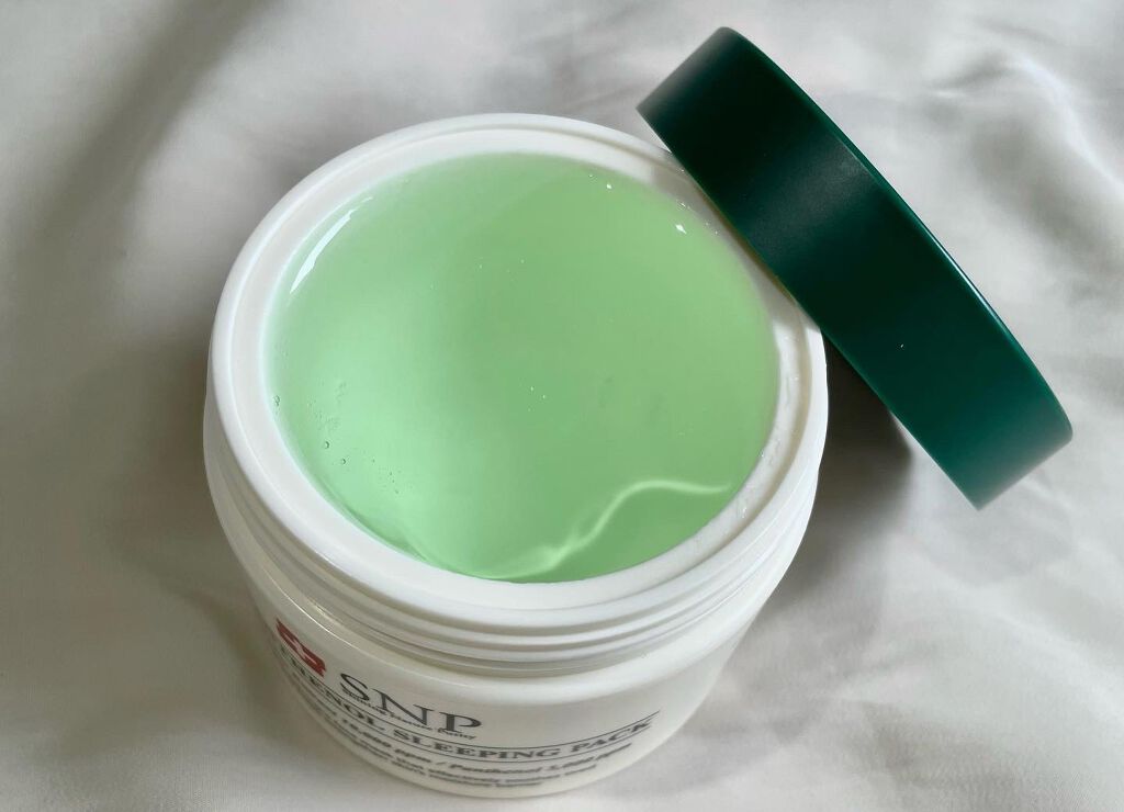 シカパンテノールスリーピングパック/SNP/フェイスクリームを使ったクチコミ（2枚目）