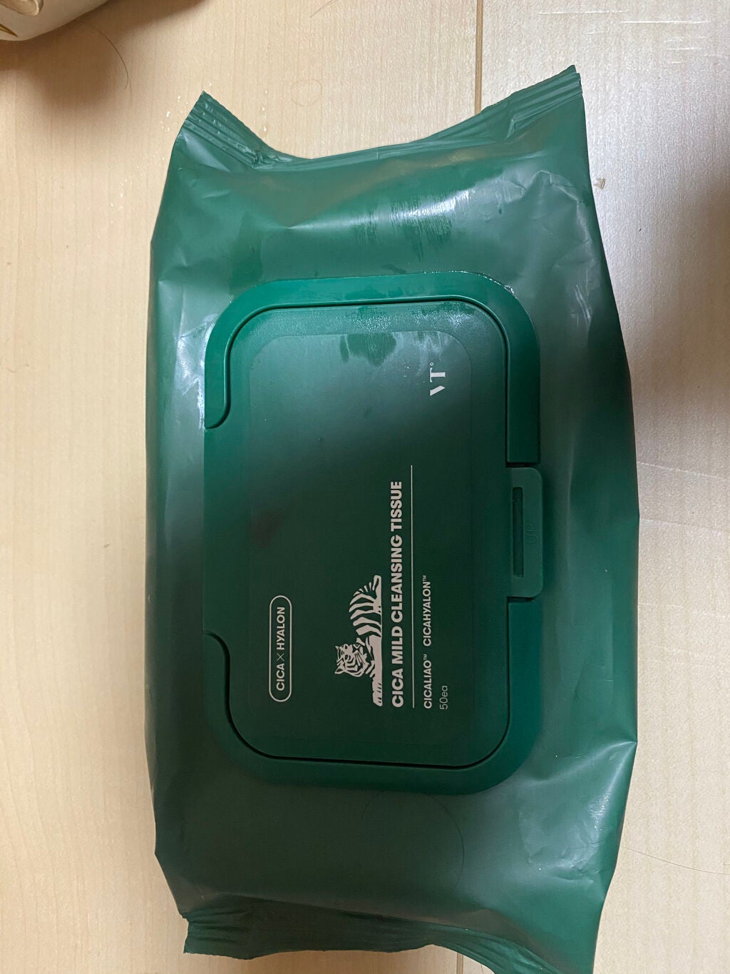 CICA マイルドクレンジングティッシュ/VT/クレンジングシートを使ったクチコミ(1枚目)