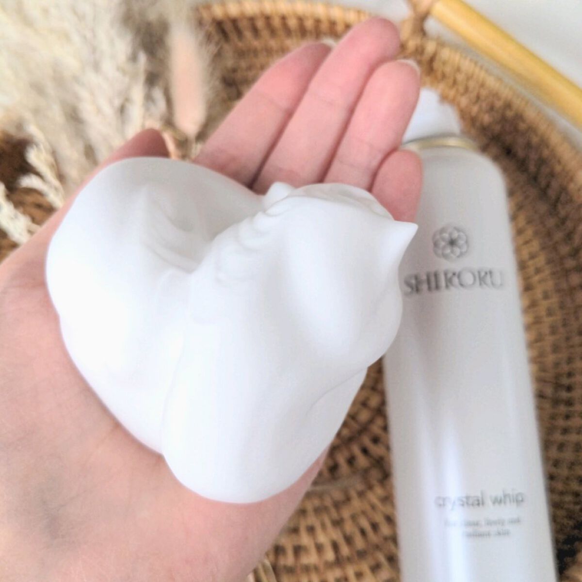 クリスタルホイップ クリスタルホイップ【旧】/SHIRORU/泡洗顔を使ったクチコミ（3枚目）