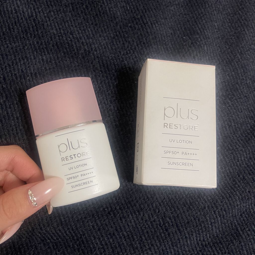 UVローション/PLUSRESTORE/日焼け止めローションを使ったクチコミ（1枚目）