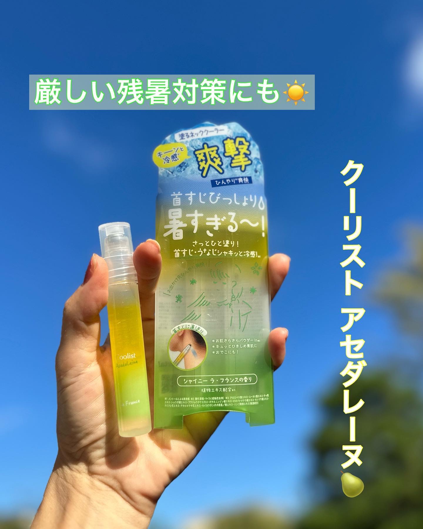 アセダレーヌ シャイニーラフランス/Coolist/デオドラント・制汗剤を使ったクチコミ（2枚目）