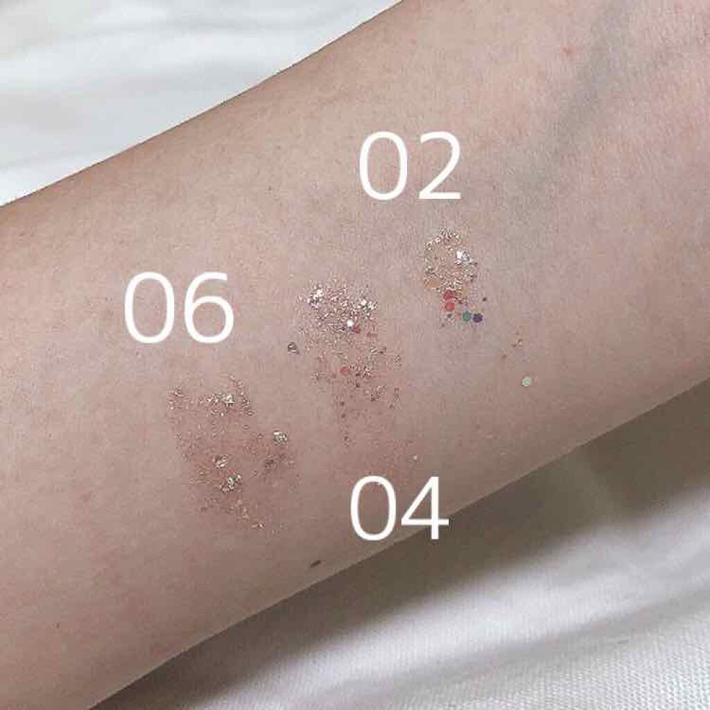 ゲットルーズグリッタージェル/unleashia/グリッターを使ったクチコミ(6枚目)